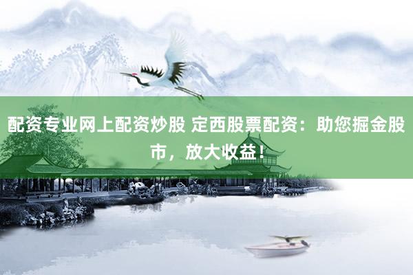 配资专业网上配资炒股 定西股票配资：助您掘金股市，放大收益！