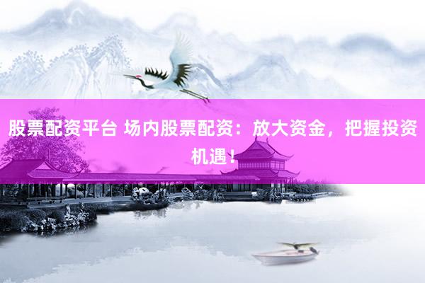 股票配资平台 场内股票配资：放大资金，把握投资机遇！